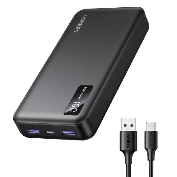 UGREEN 10000mAh Two-way Fast Charging Power Bank - Black 25742
