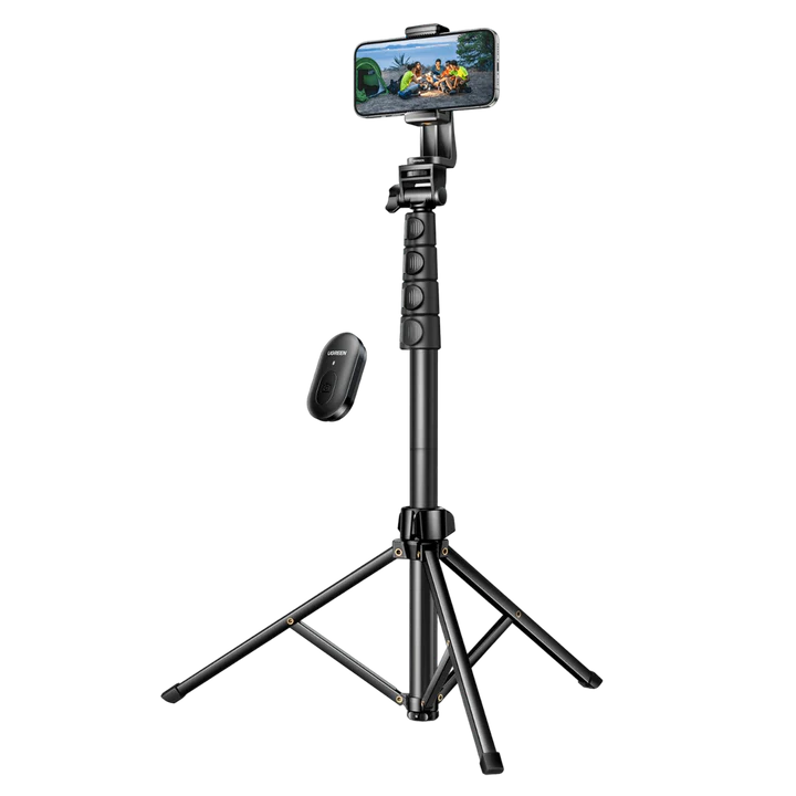 UGREEN 70 inch Aluminum Phone Tripod with Bluetooth Remote 15609