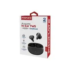 Promate Lush Acoustic In-Ear TWS Black Earphone